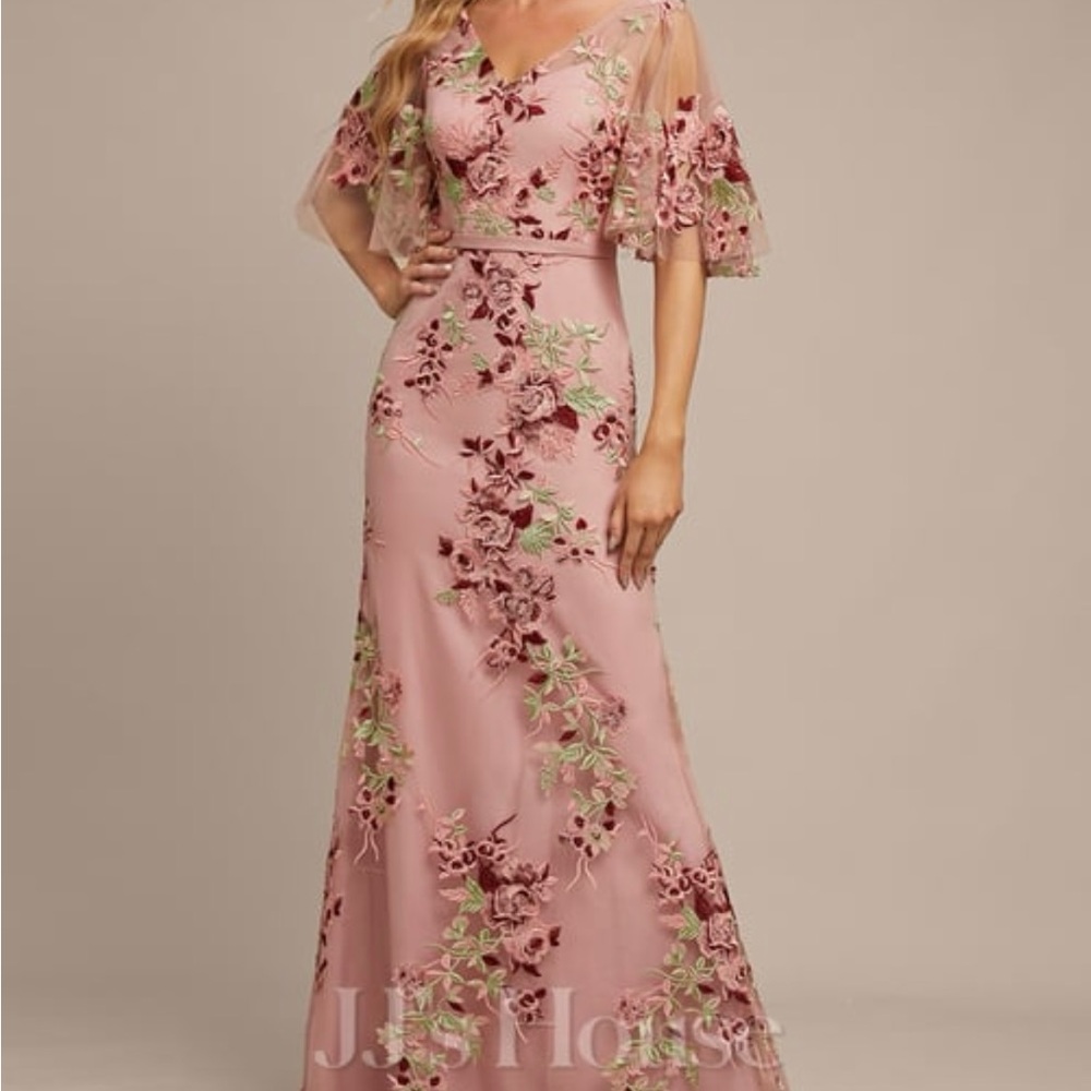 JJ’s House Pink Floral Sheath Dress originally $279
